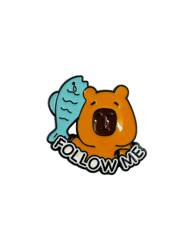 Brosche – Capybara XIV | Pyjama-Accessoires für die ganze Familie