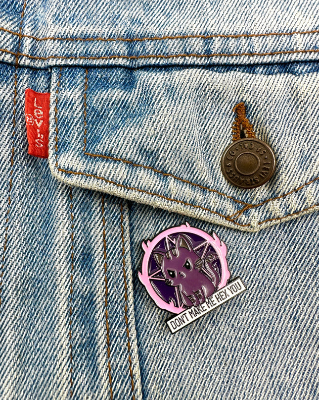 Hex-Katzen-Anstecknadel | Tags: Accessoires