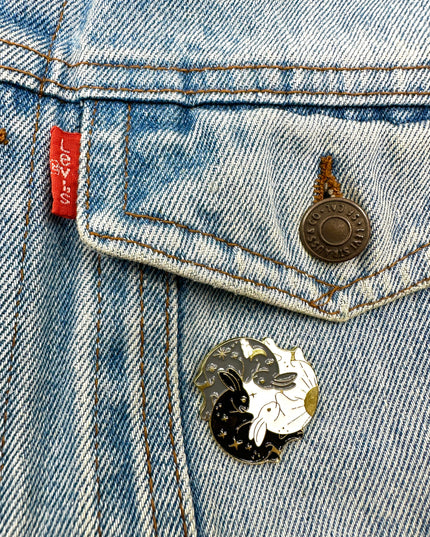 Anstecknadel mit drei Hasen | Tags: Accessoires, Ostern