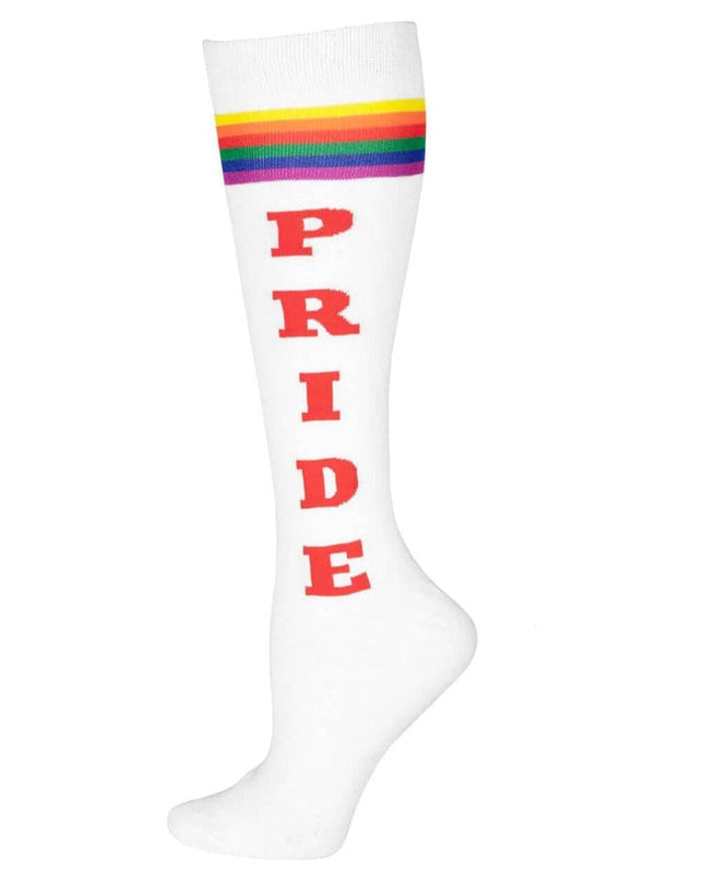 Pride Socks - White (Fits Sizes 6-11W)