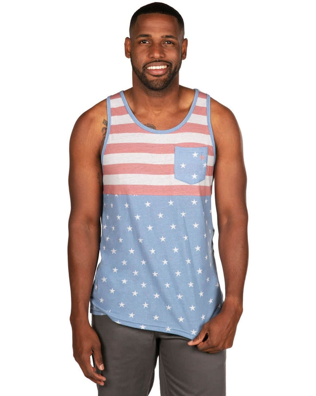 Men's Faded Flag Tank Top