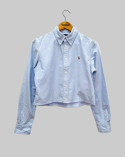 Vintage Reworked Shirt - Uni Color Crop I