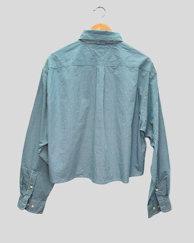 Vintage Reworked Shirt - Checked Crop II