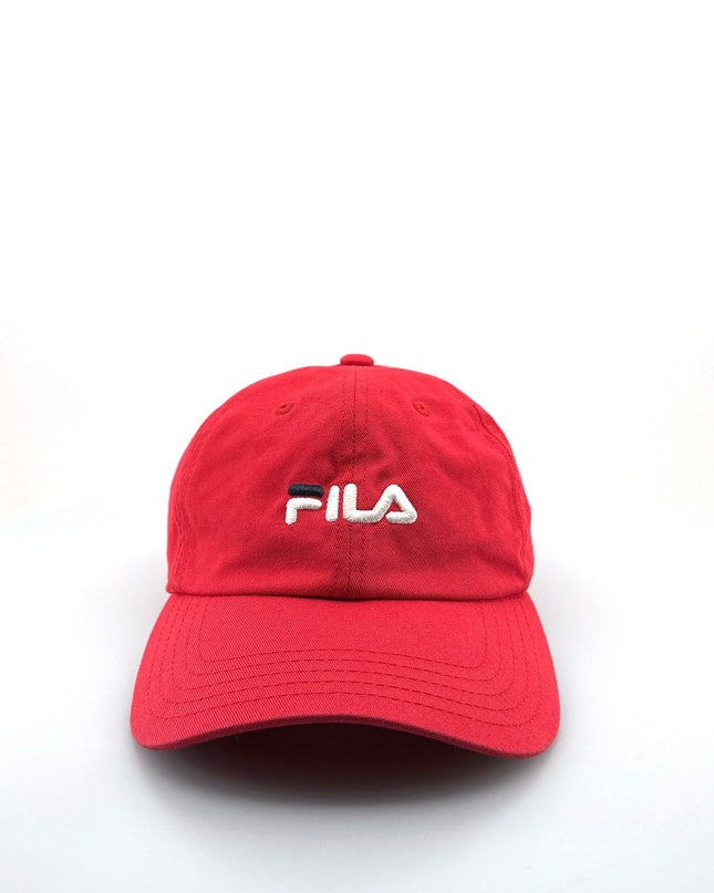 Vintage Baseballkappe – Fila Rot für Herren