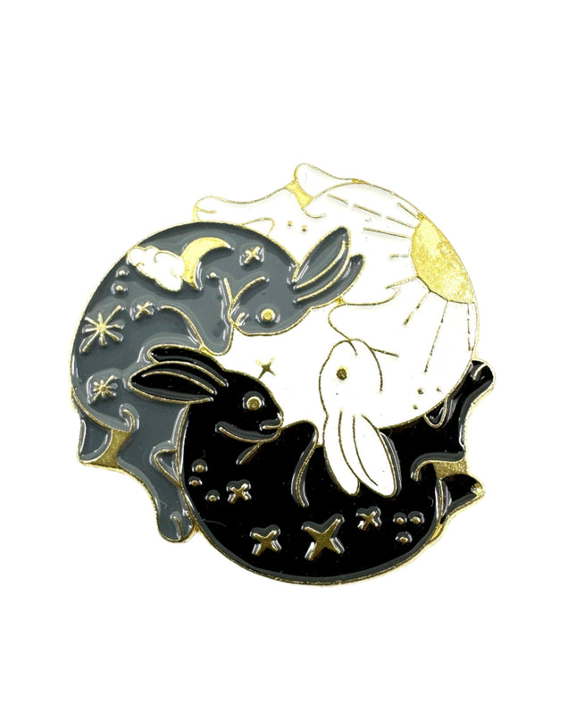 Anstecknadel mit drei Hasen | Tags: Accessoires, Ostern