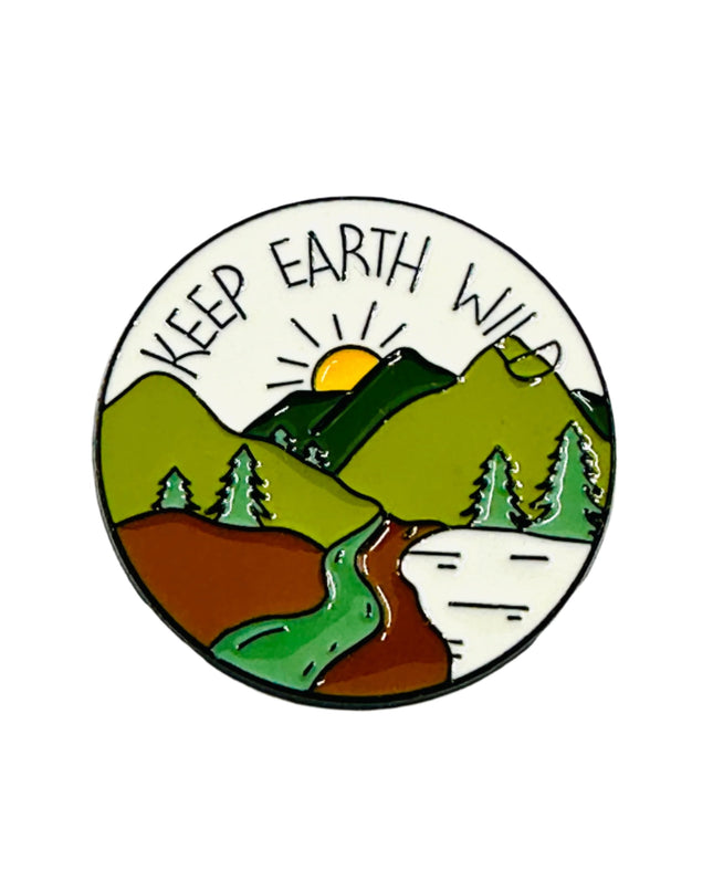 Keep Earth Wild Anstecknadel – Umweltfreundliches Accessoire