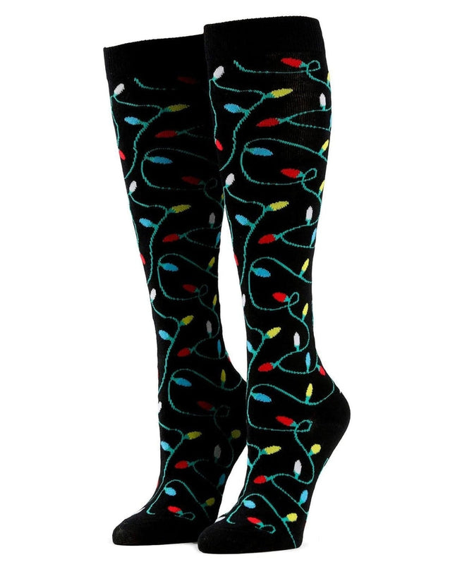 Women's String of Lights Socks (Fits Sizes 6-11W)