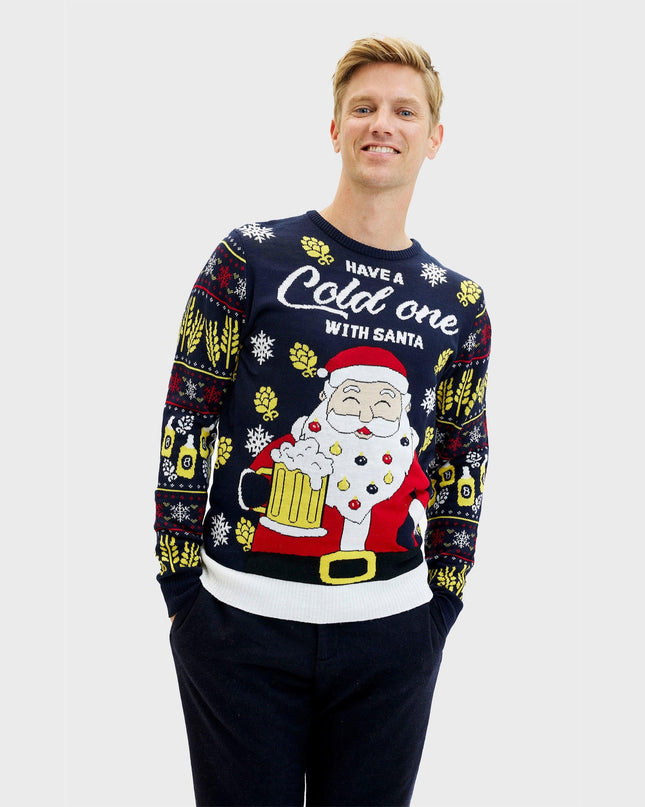 Have A Cold One With Santa Sweater for Men