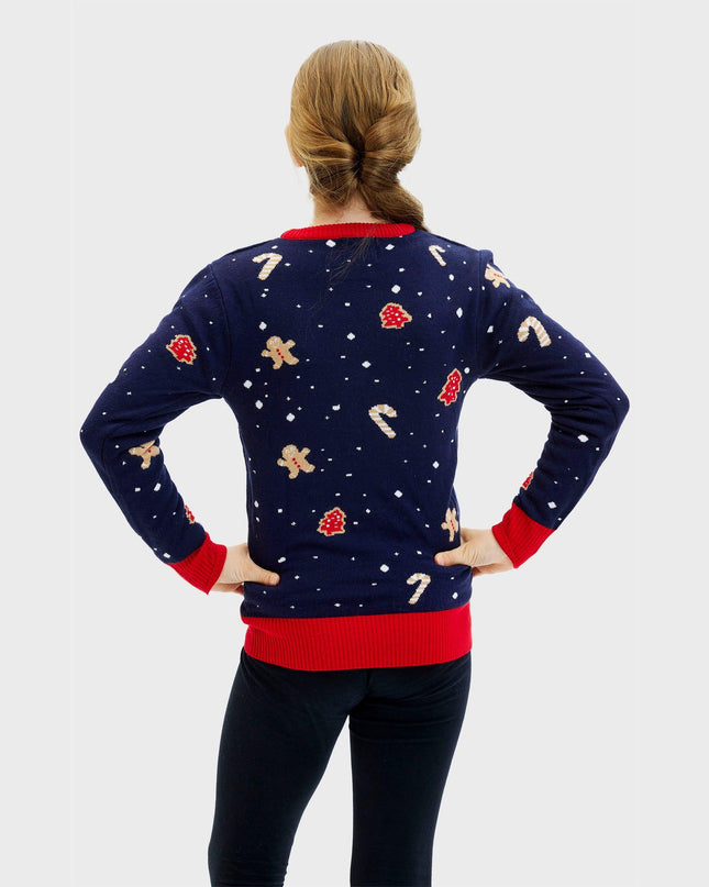 Cute Cookie Man Sweater for Kids - Light-Up Ugly Sweater