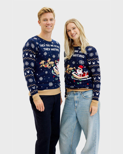 They See Me Ho'ing Sweater for Men - Light-Up Design