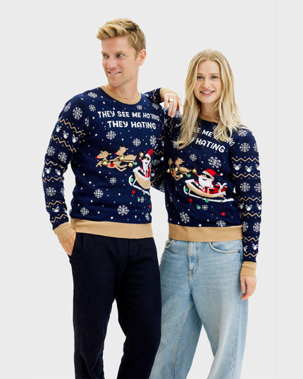 They See Me Ho'ing Sweater for Men - Light-Up Design