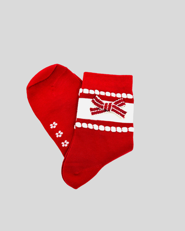 Socken – Niedliches rotes Design II – Festliches Accessoire