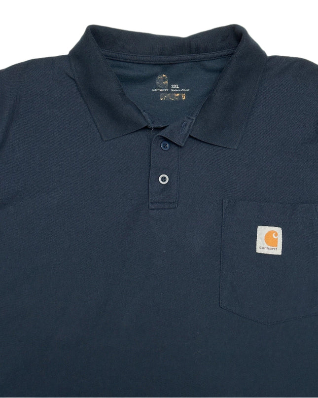 Carhartt Vintage Polo Blau für Herren und Damen