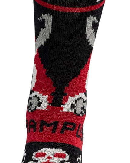 Krampus Holiday Cheer Ugly Christmas Socks