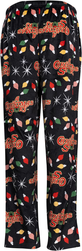 Eine Weihnachtsgeschichte Fleece-Weihnachtsbeleuchtung Pyjamahose