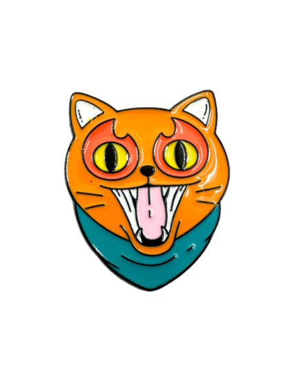 Anstecknadel mit miauendem Katzenmotiv | Tags: Accessoires