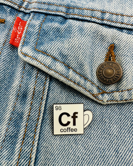 Caffeine Bond Anstecknadel für Accessoires