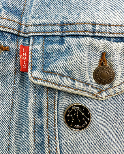 Aquarius Constellation Enamel Pin Badge