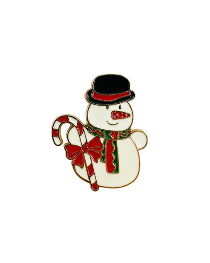 Brosche – Schneemann | Charmante Weihnachtsaccessoires