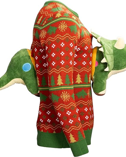 3D Triceratops Dinosaurier-Pullover