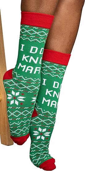 Agent Todd and Margo Christmas Vacation Green Unisex Socks
