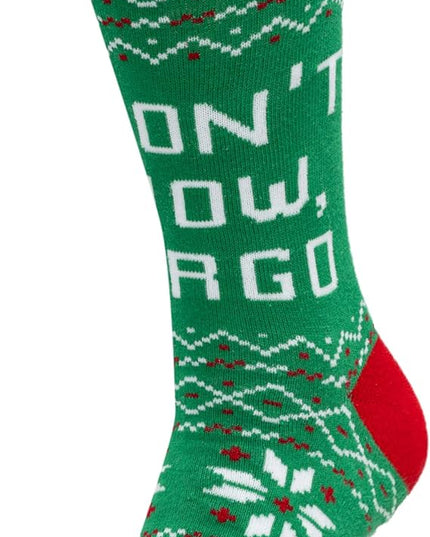 Agent Todd and Margo Christmas Vacation Green Unisex Socks