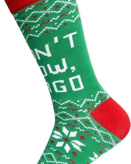 Agent Todd and Margo Christmas Vacation Green Unisex Socks