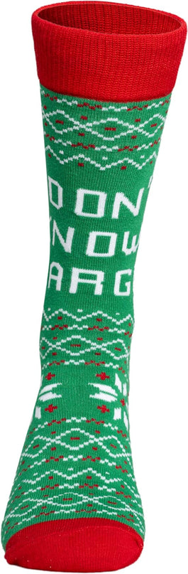 Agent Todd und Margo Weihnachtsurlaub Grüne Unisex Socken