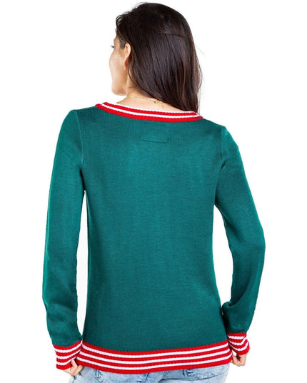 Women's North Pole Dancer Ugly Christmas Sweater