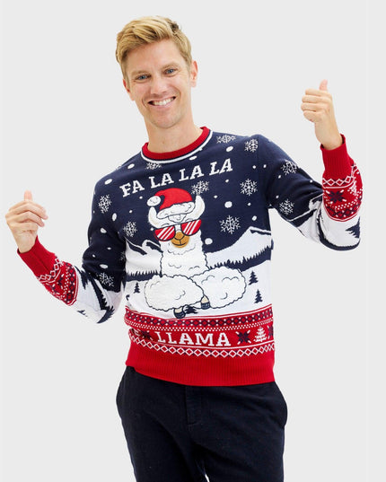 Fa La La La Llama Sweater for Men - Bestsellers