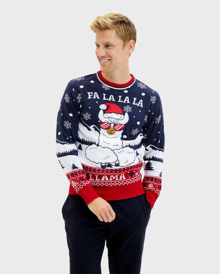 Fa La La La Llama Sweater for Men - Bestsellers