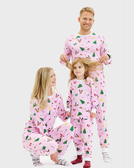 Pinkish Christmas Pajamas for Women - All-Year Comfort