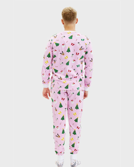 Pinkish Christmas Pajamas for Men - Year-Round Comfort