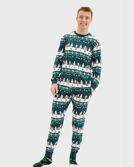 Der fröhliche Weihnachtspyjama für Männer