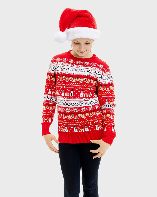 Reinstyle Red Sweater for Kids