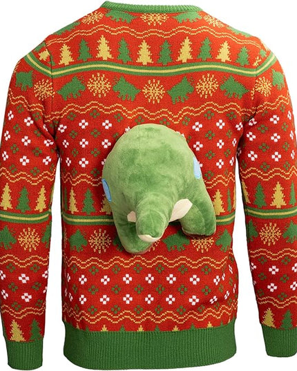 3D Triceratops Dinosaurier-Pullover