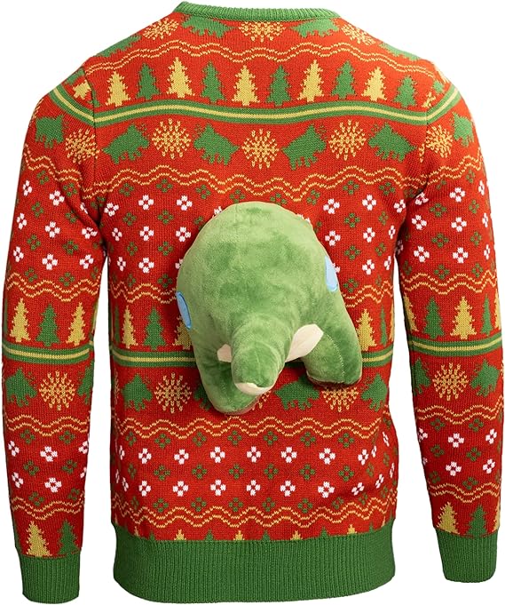 3D Triceratops Dinosaurier-Pullover