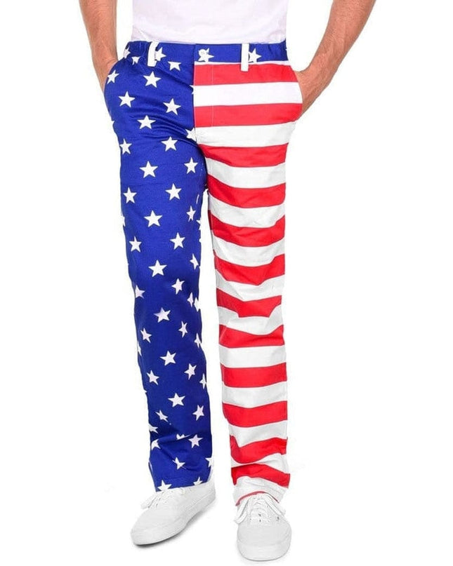 Men's American Flag Disc Golf Pants