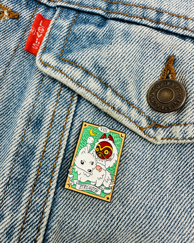 Manga-Tarot-Anstecknadel | Stärke | Weihnachtspyjamas für die Familie