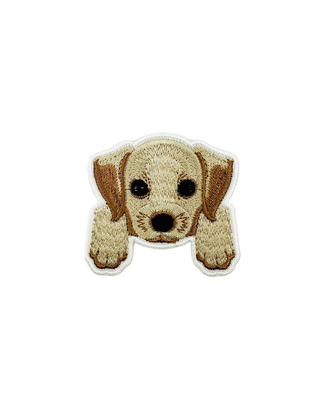 Small Dog Iron-On Patch