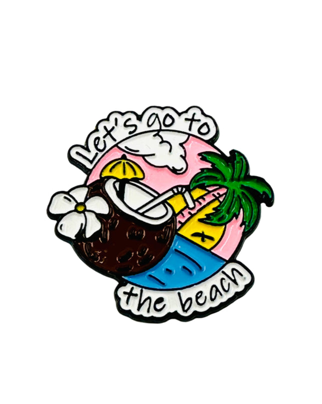 Beach Vibes Pin – Lustiges Accessoire für Sommerfans