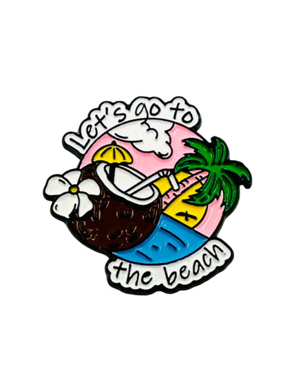 Beach Vibes Pin - Fun Summer Accessory