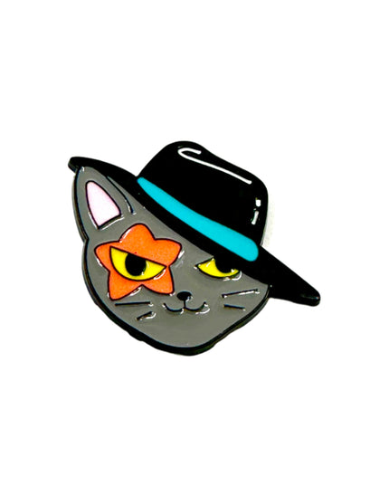 Sternenkatzen-Anstecknadel – Himmlisches Accessoire für Katzenliebhaber