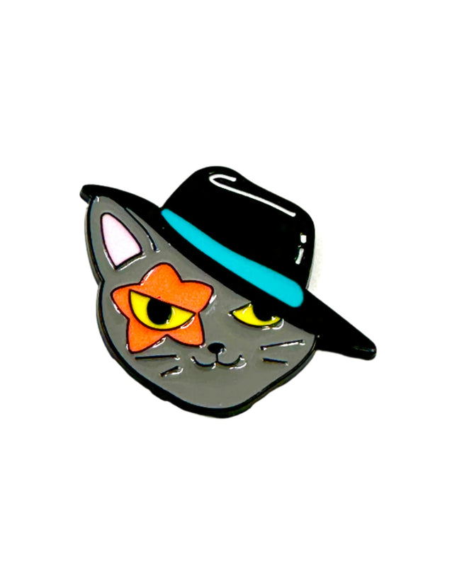 Sternenkatzen-Anstecknadel – Himmlisches Accessoire für Katzenliebhaber