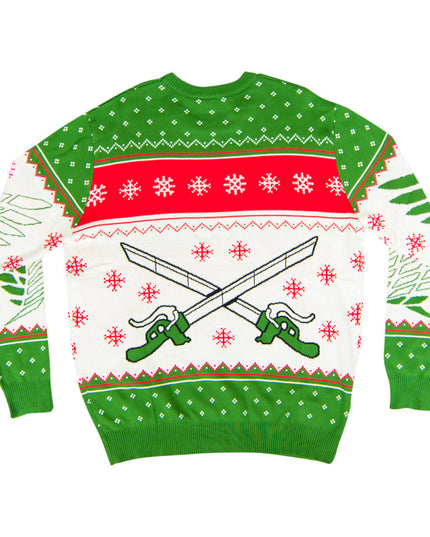 Attack on Titan Kanji and Swords Ugly Sweater