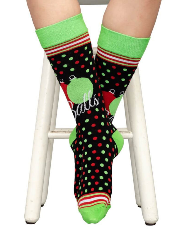 Balls Ugly Christmas Socks