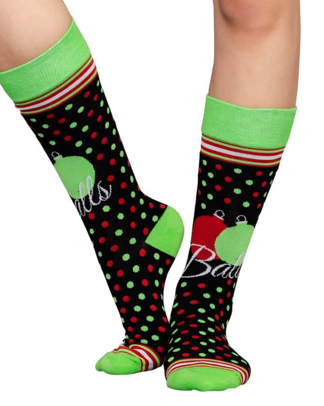 Balls Ugly Christmas Socks