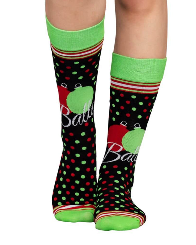 Balls Ugly Christmas Socks