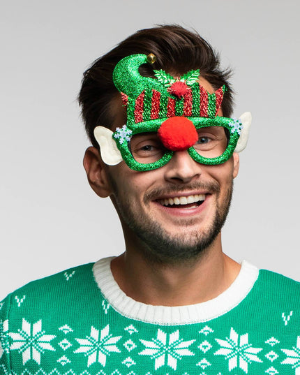 Weihnachtselfenbrille