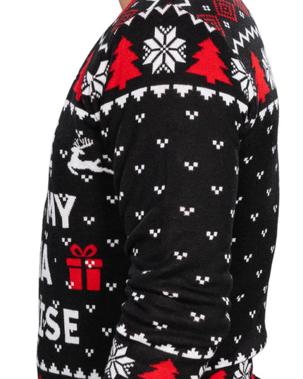 Ask Me About My Ninja Disguise Christmas Sweater